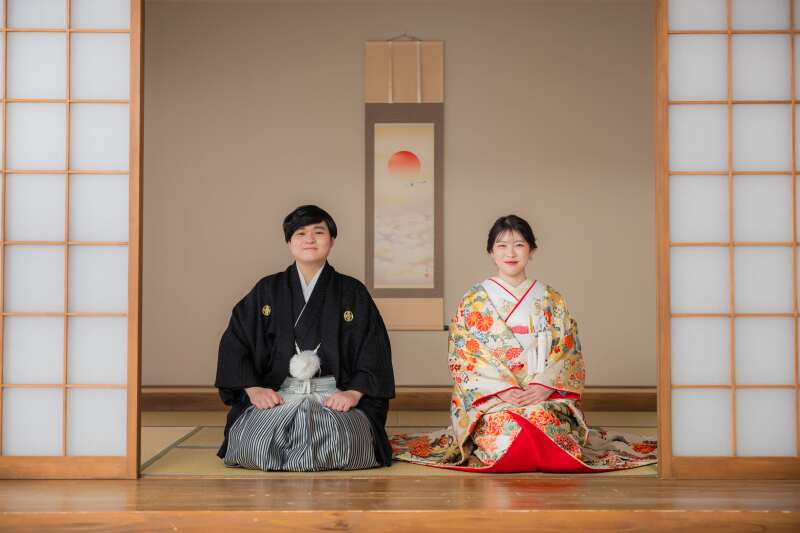 最後は和装での撮影！