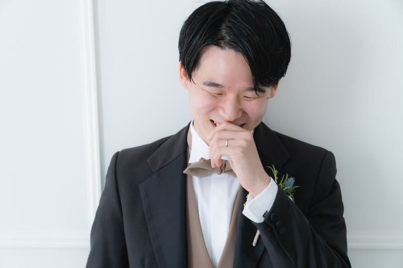 ご新郎様のソロショット！