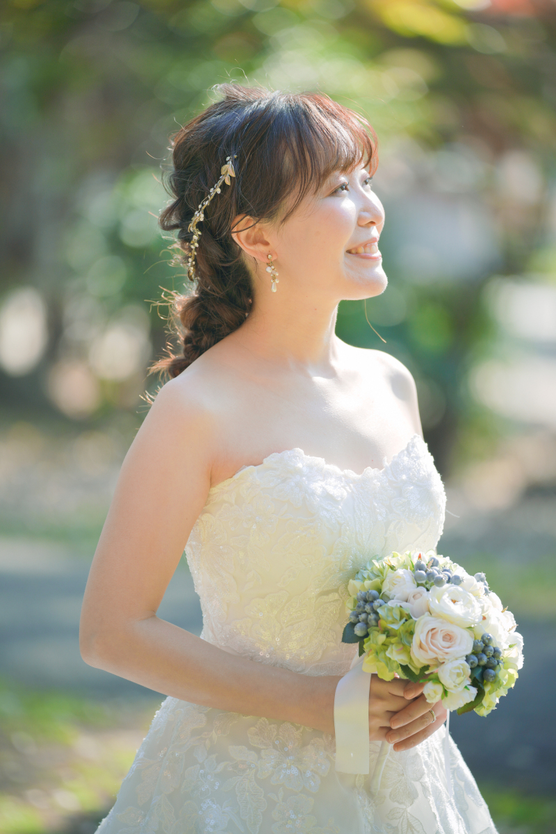 お持ち込みのブーケと