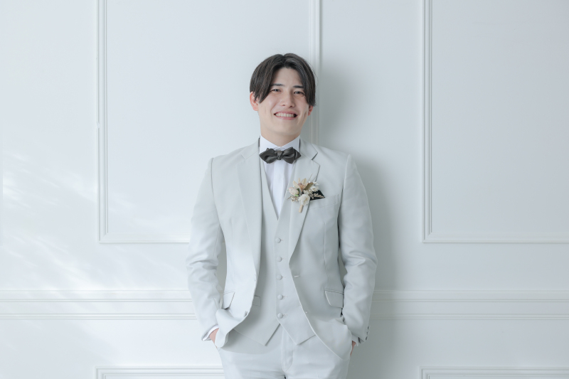 新郎様のソロショット