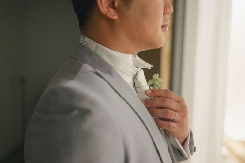 新郎様の入場シーンの一枚。