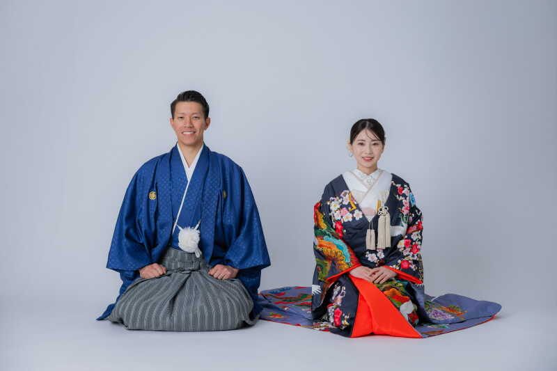 最後は正座ショット