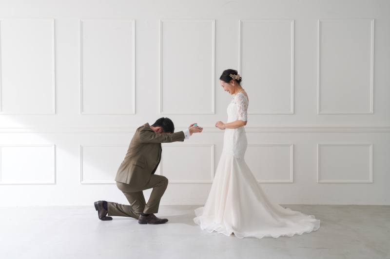 プロポーズシーンも