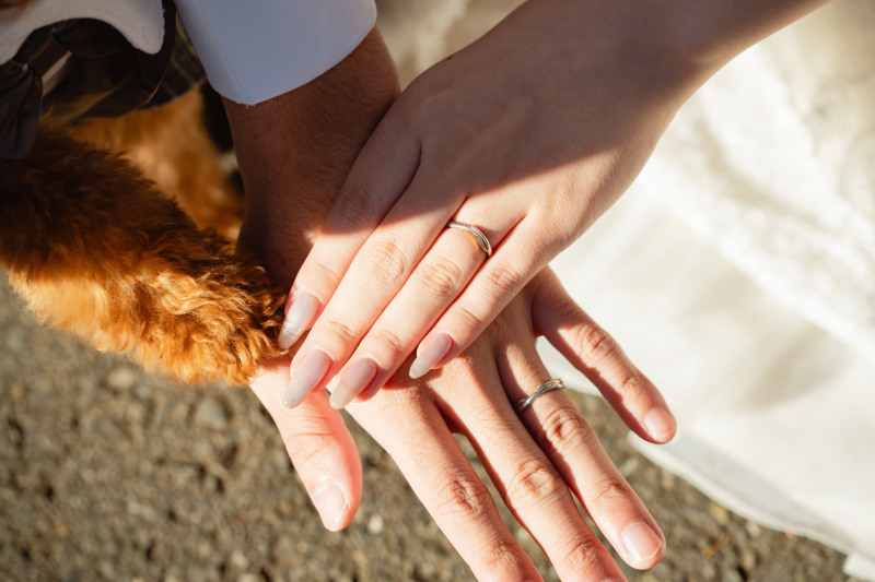 手元も一緒に♡