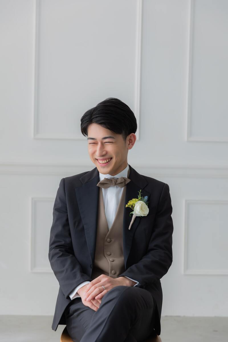 新郎様のソロカット