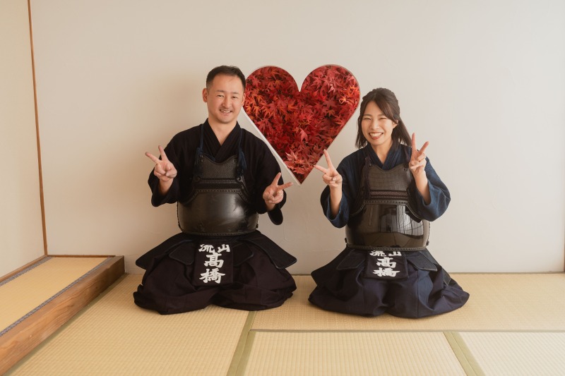 道着に着替えて