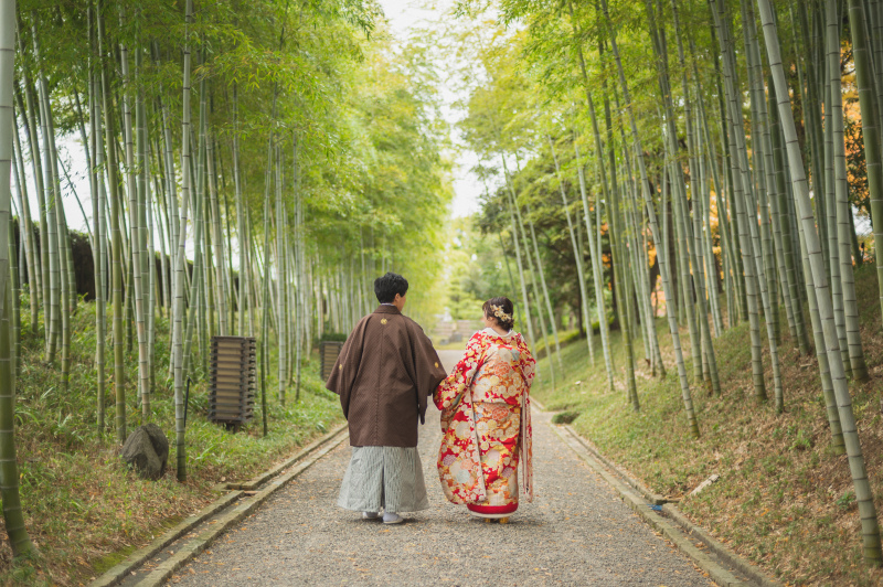 次は竹林でのショットです!