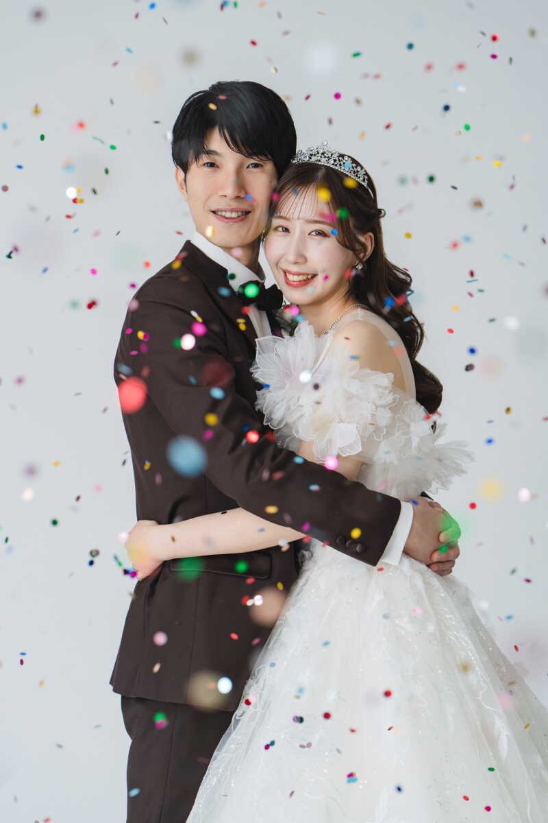 最後はコンフェッティで！