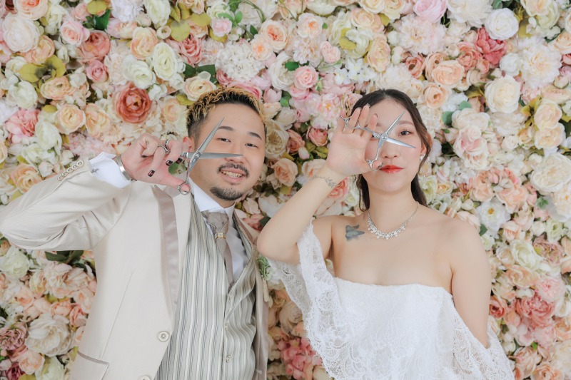 お二人らしさ全開で！