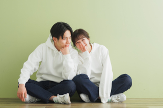 和装の後は私服で。