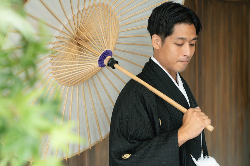 ご新郎様のソロショット