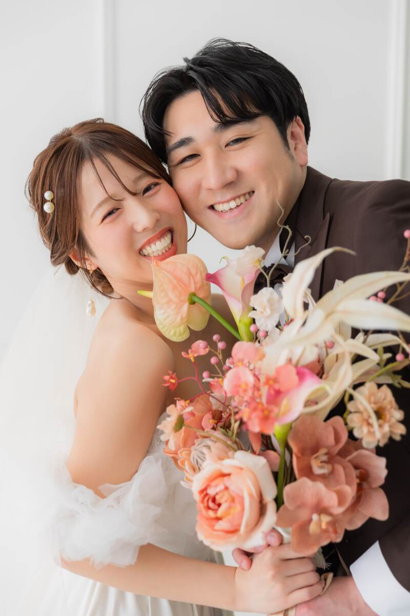 お顔を寄せてぎゅーっと！