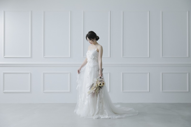 可愛らしくもスタイリッシュさもあるドレス！