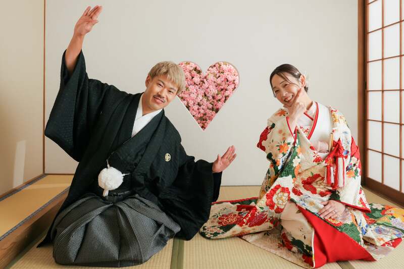 最後は決めポーズで