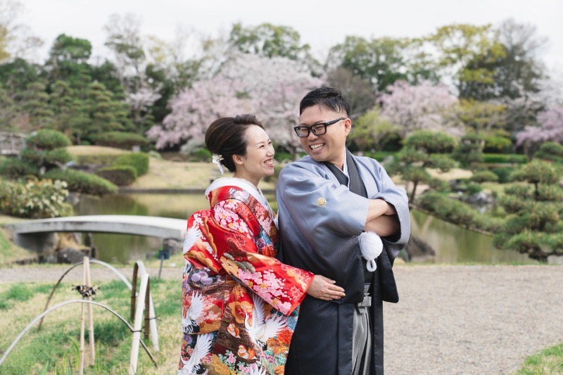 ぎゅっとくっついて