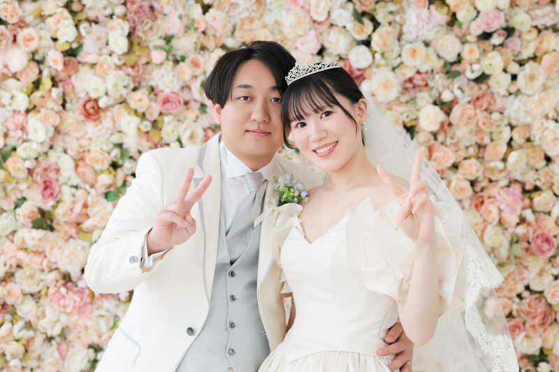 最後はピースで!