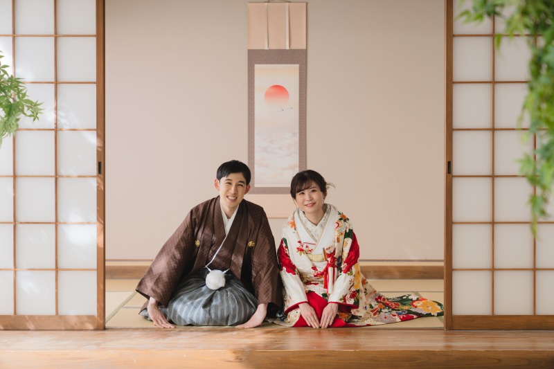 2着目は色打掛で