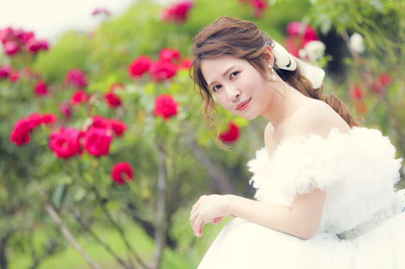 真っ赤なバラ×ソロカット