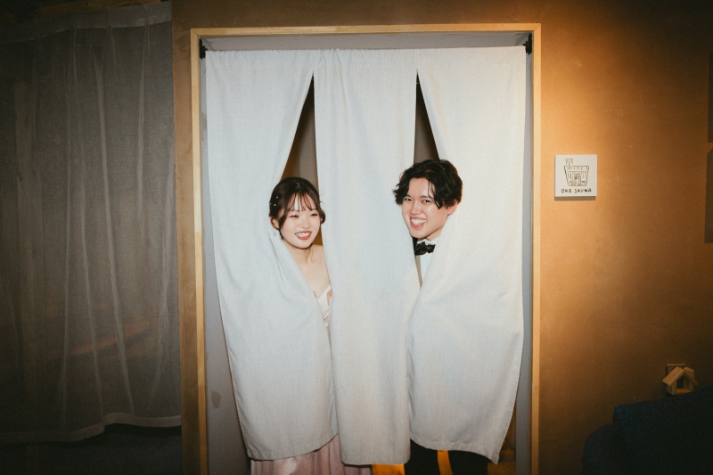 のれんから&hellip;！