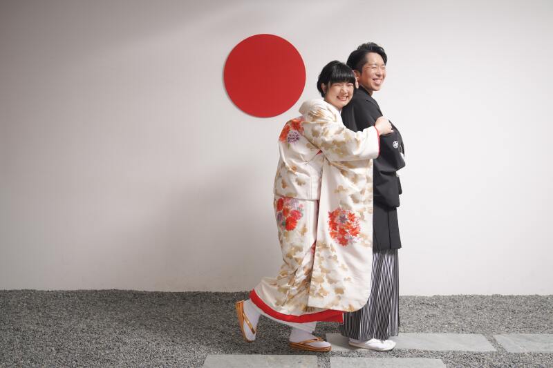 室内での和装洋装２着プラン