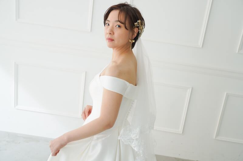 新婦様のウェディングドレス