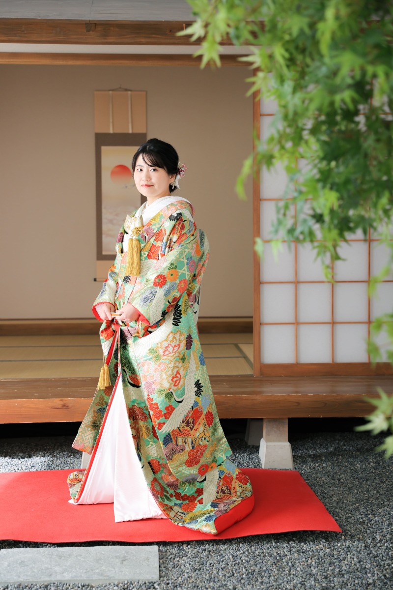 ご新婦様のソロカットです。