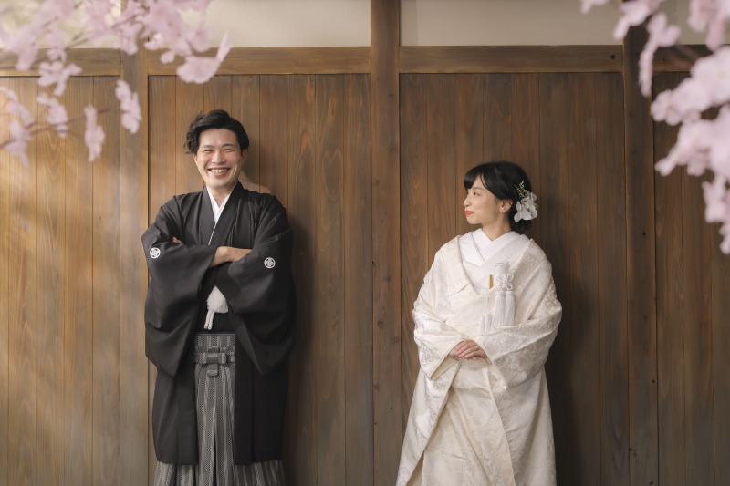 新婦様に見つめられて