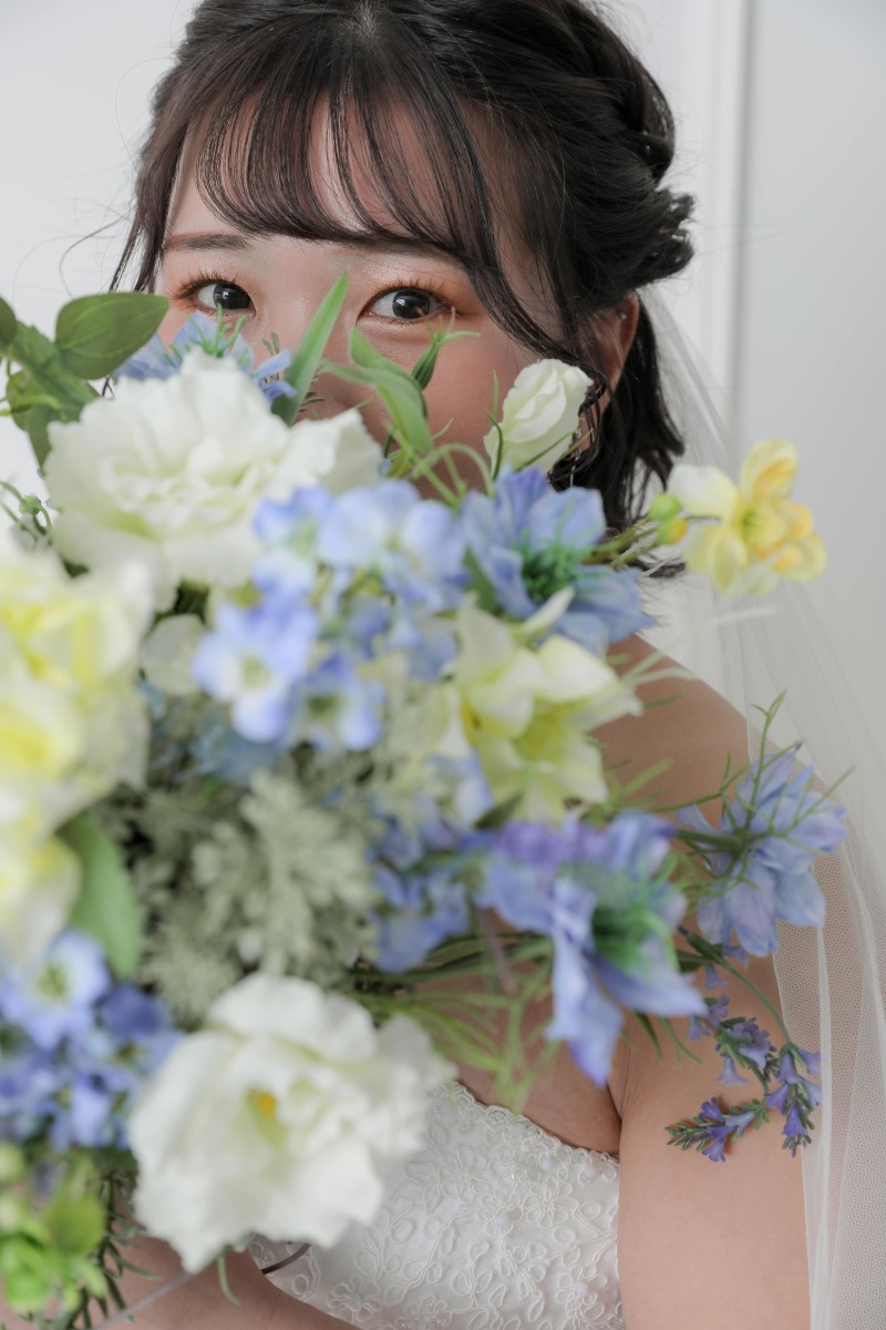 ブーケと一緒に