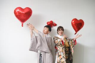 屋内庭園スタジオで