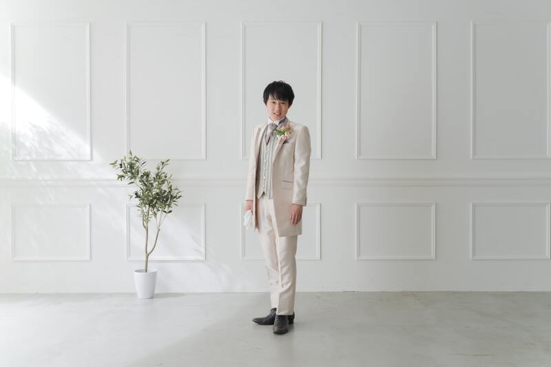 新郎様のソロカット