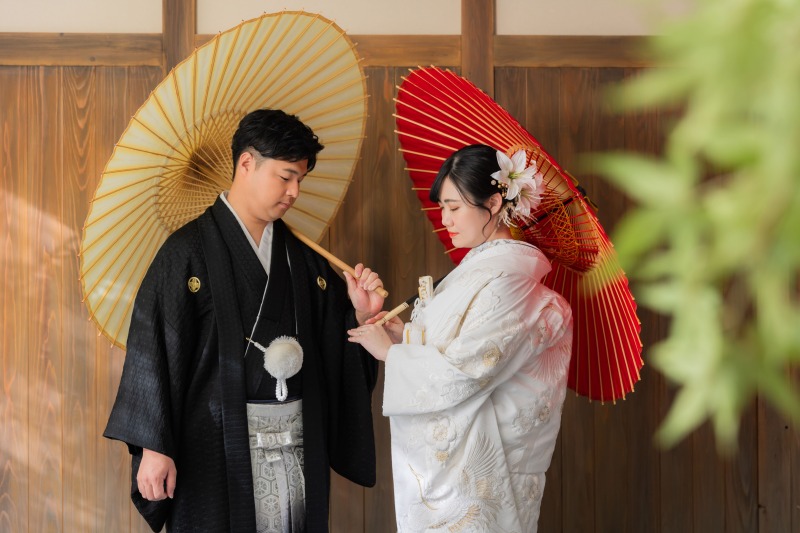 まずは白無垢で