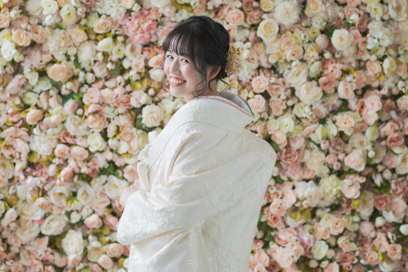 ご新婦様の笑顔