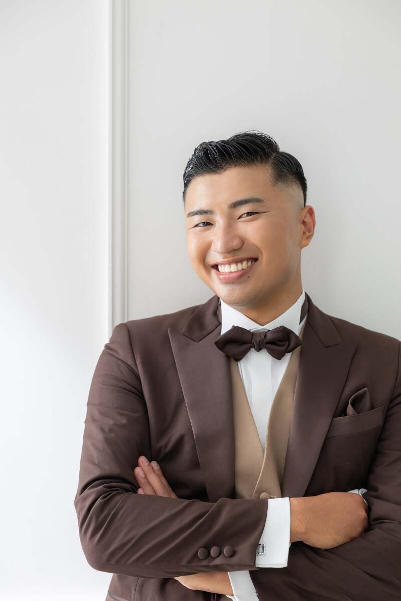 新郎様のソロショット 