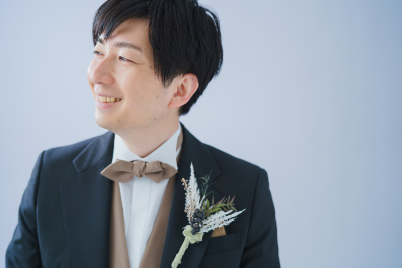 ご新郎様ソロカット。