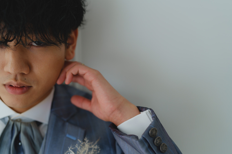 新郎様のこの表情