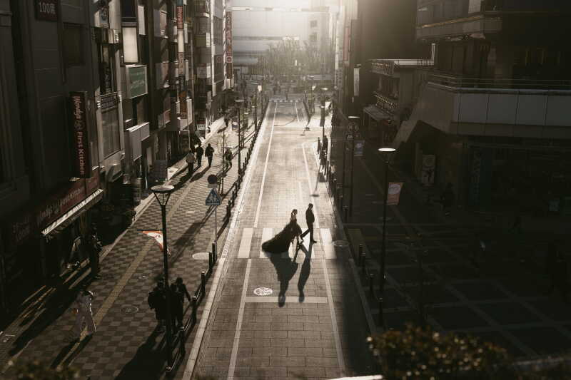 大宮の街中で。