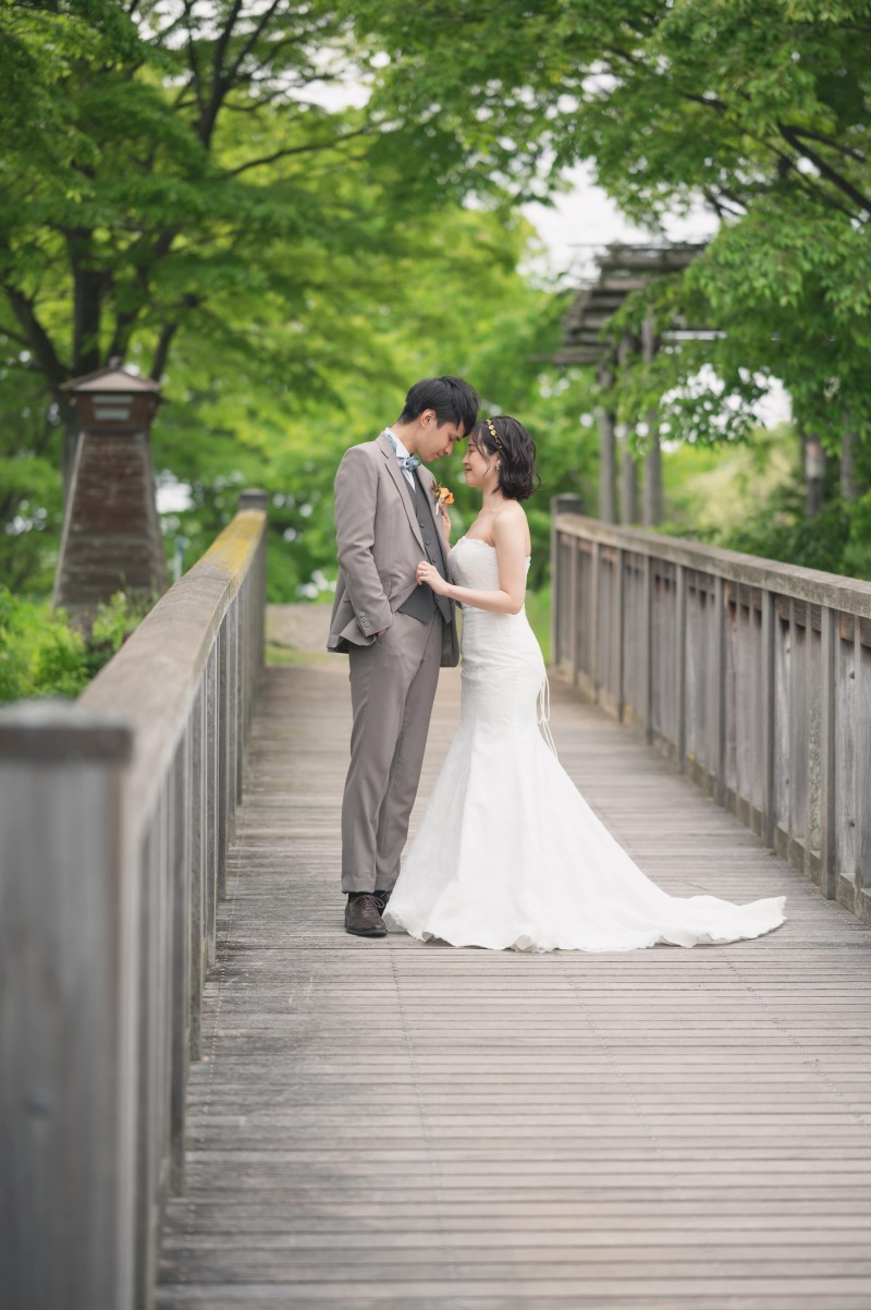 橋での写真はクール目に!