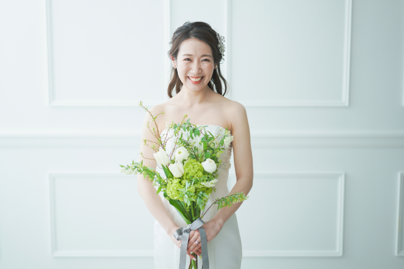 お持ち込みのブーケと