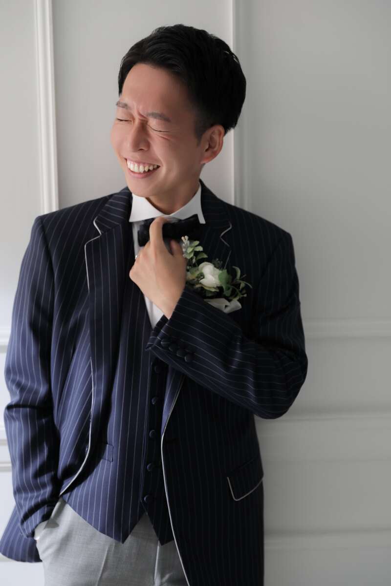 新郎様のソロカット