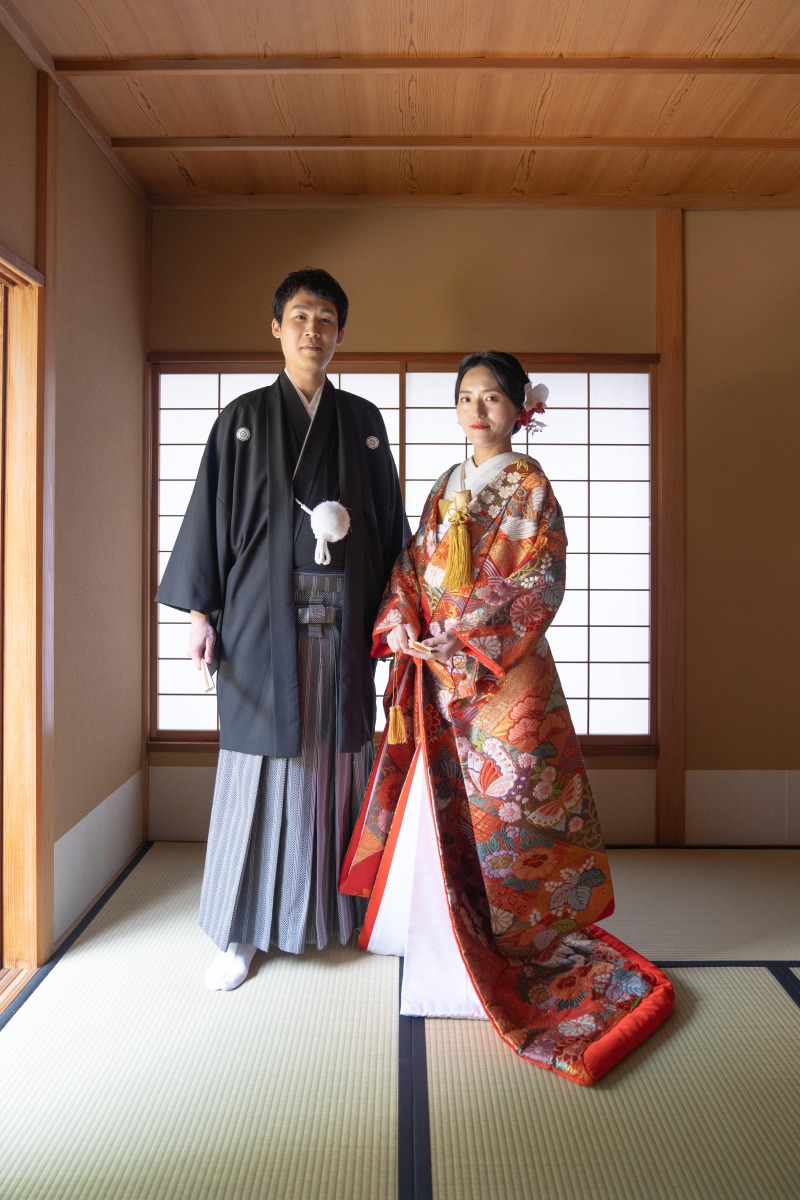 お二人の撮影がスタートしました。