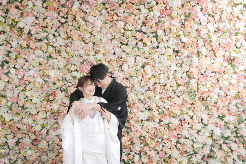 照れたお二人が可愛い！