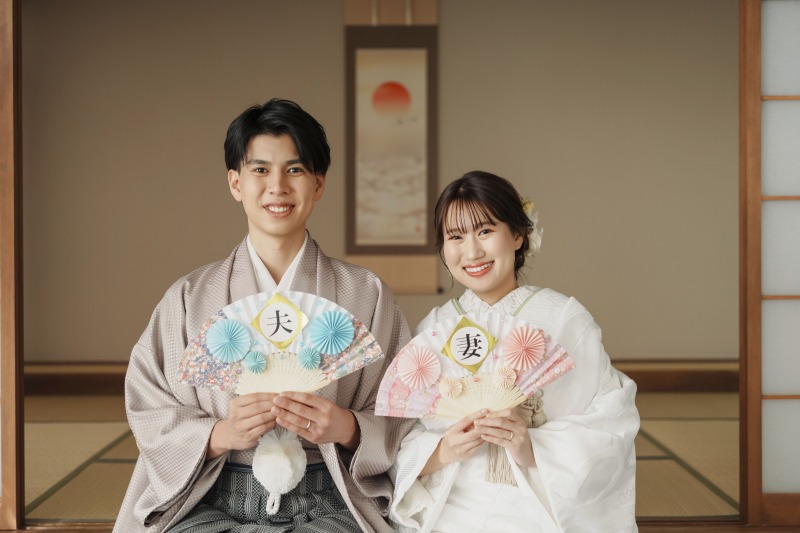 アイテムもお二人も引き立てる