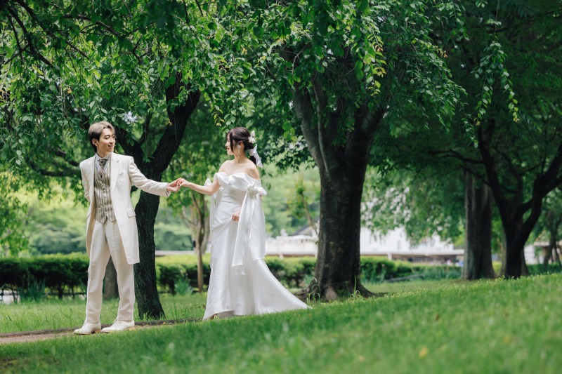 緑に囲まれた中での撮影