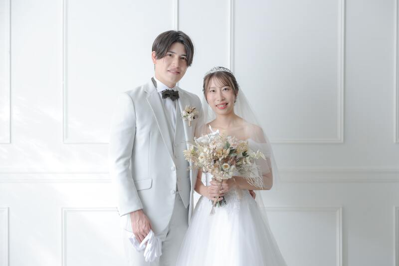 フォーマルな立ち姿も