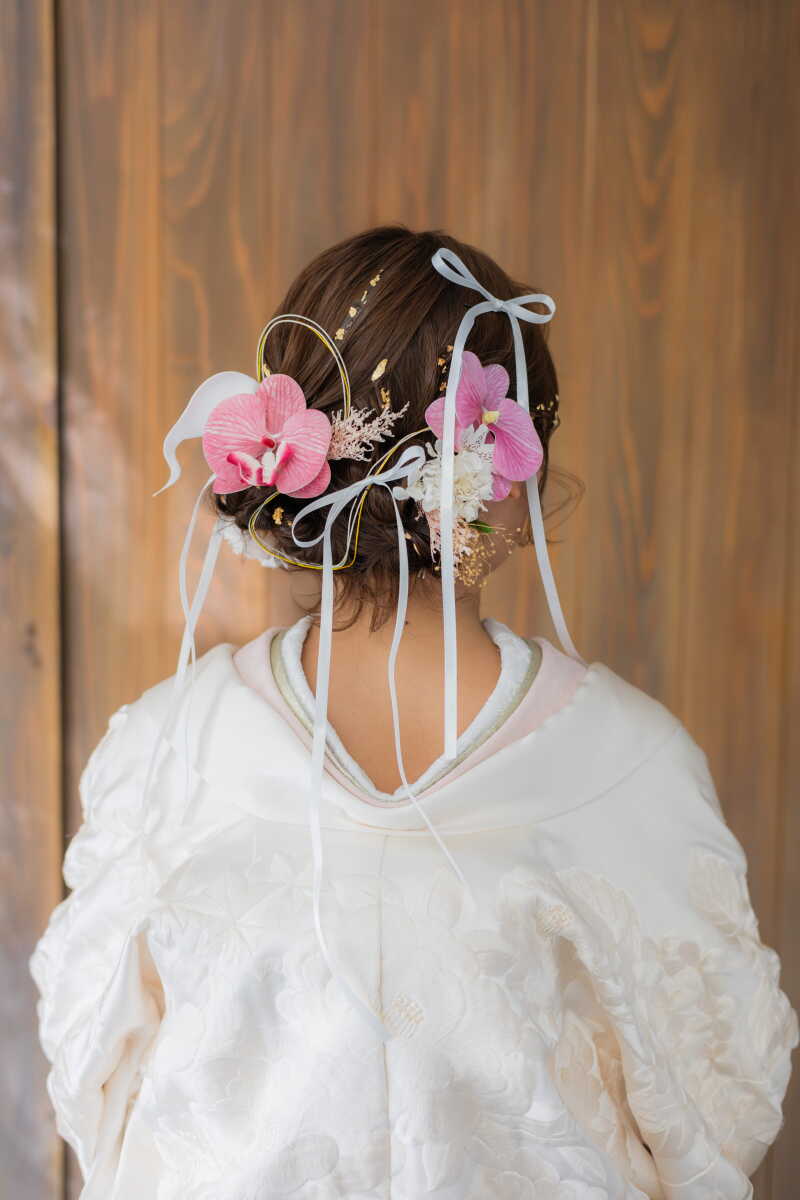 ご新婦様のヘアスタイル