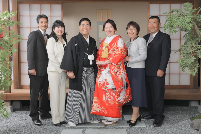 王道の家族写真も撮影できますよ!