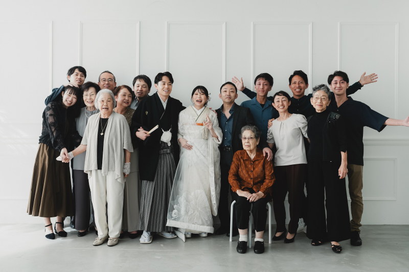 STUDIO AQUA 大宮店(スタジオAQUA)_家族・友人を撮影に呼べる