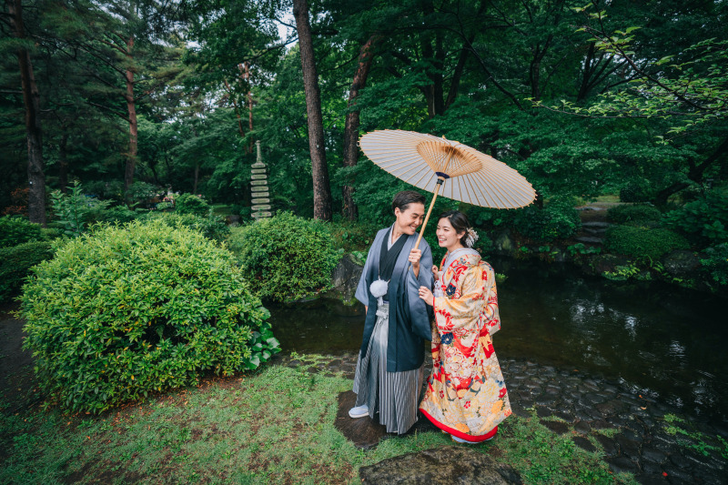 STUDIO AQUA 大宮店（スタジオAQUA）_庭園で撮影できる