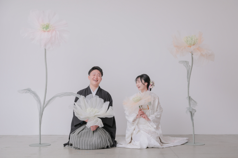 お二人の笑顔が最高すぎる1枚です♡