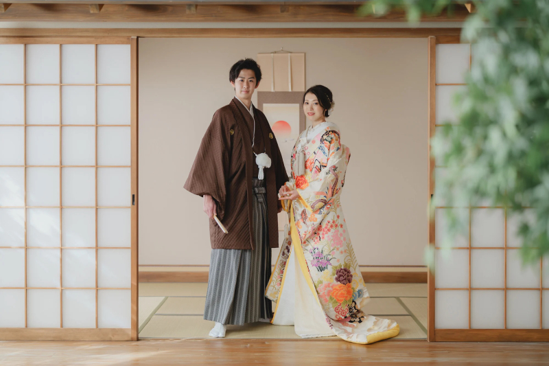 和装 屋内庭園スタジオ|データ1カット+台紙1冊